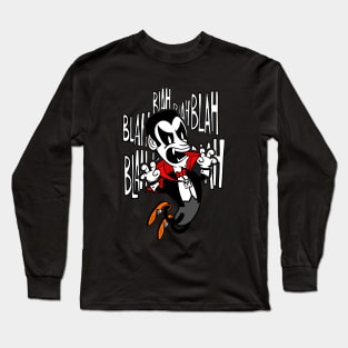 Spooky Dracula Blah Blah Blah Long Sleeve T-Shirt